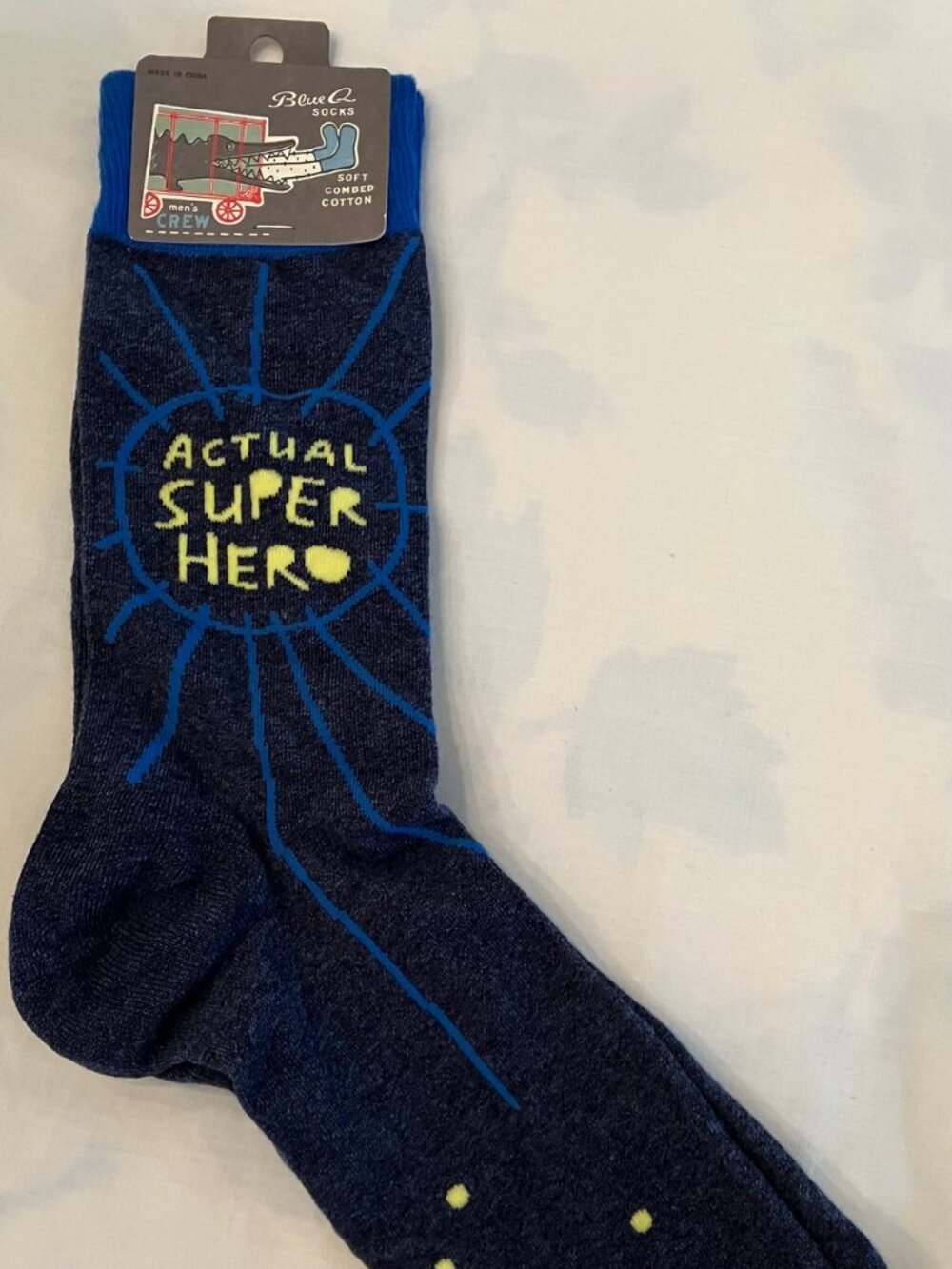 Actual Super Hero Socks Men's Size 7-12